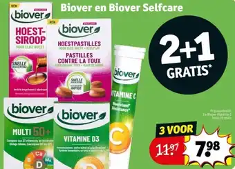 Kruidvat Biover en biover selfcare aanbieding