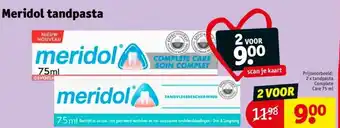 Kruidvat Meridol tandpasta aanbieding