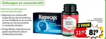 Kruidvat Kruidvat ginkgo biloba 60 stuks aanbieding