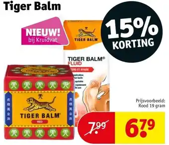 Kruidvat Tiger balm aanbieding