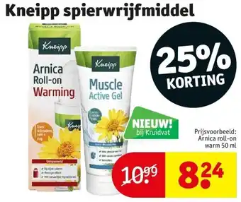Kruidvat Kneipp spierwrijfmiddel aanbieding