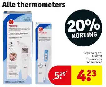 Kruidvat Alle thermometers aanbieding