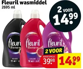 Kruidvat Fleuril wasmiddel 2695ml aanbieding