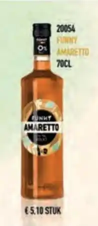 Bidfood FUNNY AMARETTO 70cl aanbieding