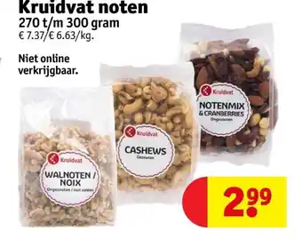 Kruidvat Noten 270 t/m 300gram aanbieding