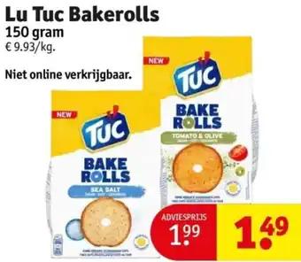 Kruidvat Lu tuc bakerolls 150 gram aanbieding