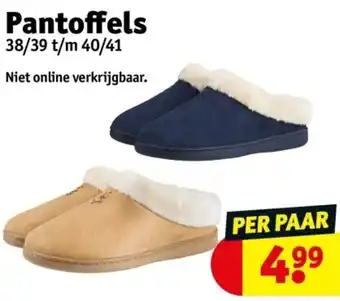 Kruidvat Pantoffels aanbieding