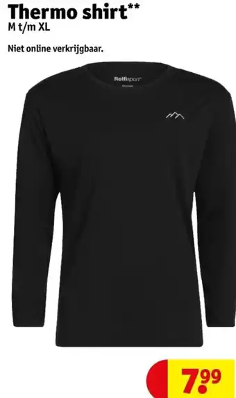 Kruidvat Thermo shirt aanbieding