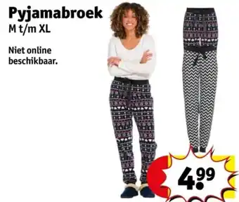 Kruidvat Pyjamabroek aanbieding