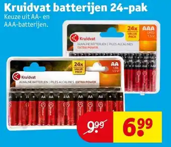 Kruidvat Kruidvat batterijen 24-pak aanbieding