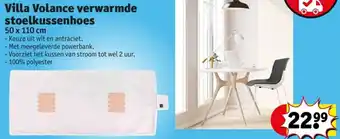 Kruidvat Villa volance verwarmde stoelkussenhoes 50 X 110cm aanbieding
