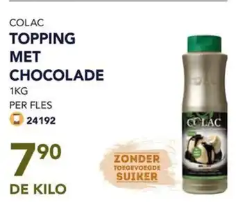Bidfood TOPPING MET CHOCOLADE 1KG aanbieding