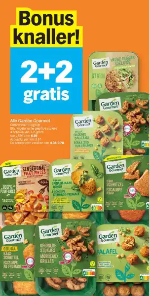 Albert Heijn Alle garden gourmet aanbieding