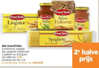 Albert Heijn Alle grand'italia aanbieding