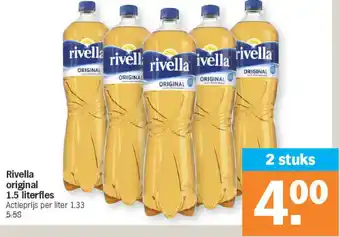 Albert Heijn Rivella original 1.5 literfles aanbieding
