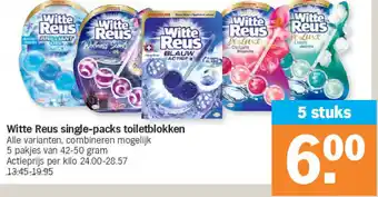 Albert Heijn Witte reus single-packs toiletblokken aanbieding