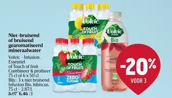 Delhaize Niet-bruisend of bruisend gearomatiseerd mineraalwater aanbieding