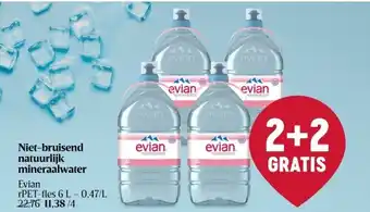 Delhaize Niet-bruisend natuurlijk mineraalwater aanbieding