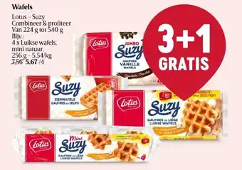 Delhaize Wafels aanbieding