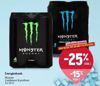 Delhaize Energiedrank aanbieding