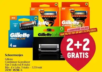 Delhaize Scheermesjes aanbieding