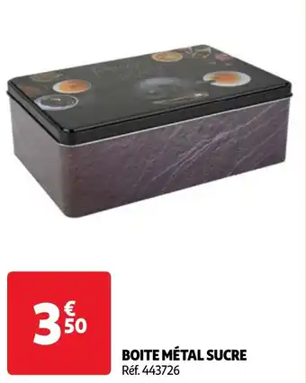 Auchan BOITE MÉTAL SUCRE aanbieding