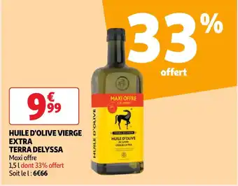 Auchan Huile d'olive vierge extra tarra delyssa aanbieding