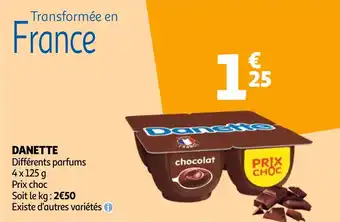 Auchan Danette aanbieding