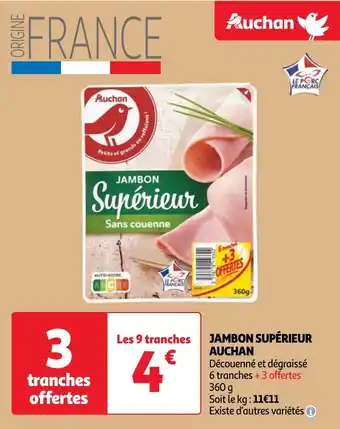 Auchan Jambon superieur aanbieding