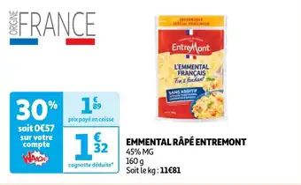 Auchan Emmental rape entremont aanbieding