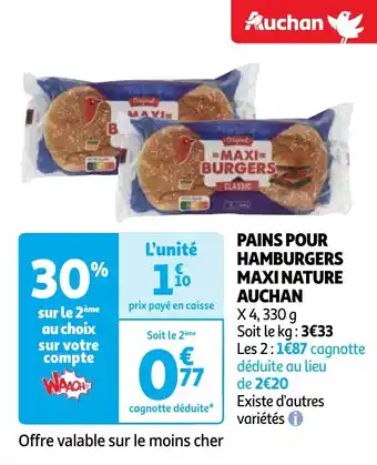 Pains pour hamburgers
