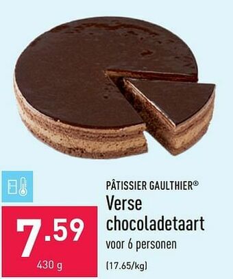 ALDI Verse chocoladetaart aanbieding