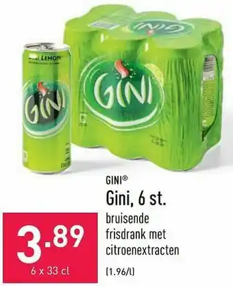 ALDI Gini aanbieding