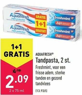 ALDI Tandpasta aanbieding