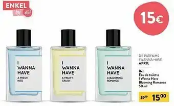 Di April eau de toilette i wanna have blooming romance aanbieding