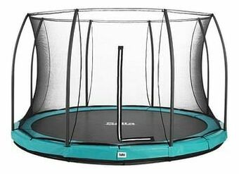 Dreamland Salta inbouwtrampoline met veiligheidsnet Comfort Edition Ground Ø 4,27 m groen aanbieding