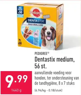 ALDI Pedigree Dentastix medium, 56 st. aanbieding