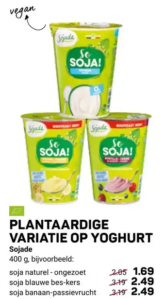 Ekoplaza Plantaardige variate op yoghurt 400g aanbieding