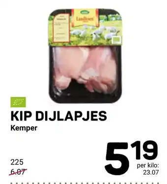 Kip dijlapjes