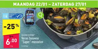 ALDI Verse Zeeuwse Super mosselen aanbieding