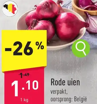 ALDI Rode uien aanbieding