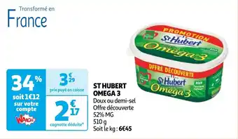 Auchan ST HUBERT OMEGA 3 510g aanbieding