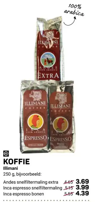 Ekoplaza Koffie 250g aanbieding