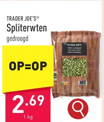 ALDI TRADER JOE'S Spliterwten 1 kg aanbieding
