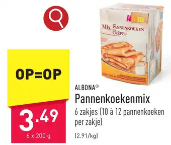 ALDI ALBONA Pannenkoekenmix aanbieding