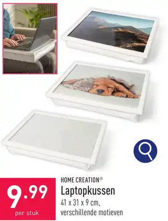 ALDI HOME CREATION Laptopkussen aanbieding