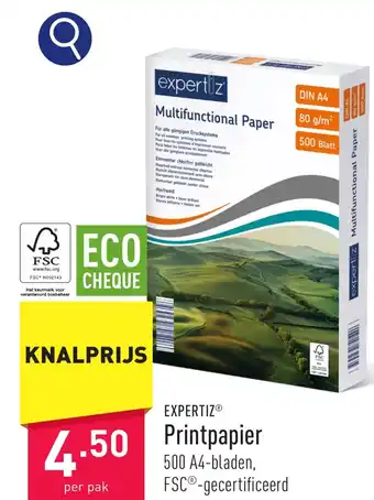 ALDI EXPERTIZ Printpapier aanbieding
