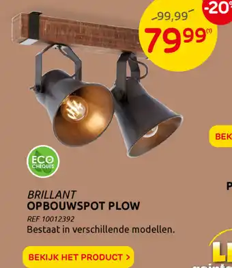 Brico BRILLIANT Opbouwspot plow aanbieding