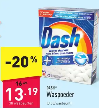 ALDI DASH Waspoeder aanbieding