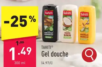 ALDI TAHITI Gel douche 300ml aanbieding